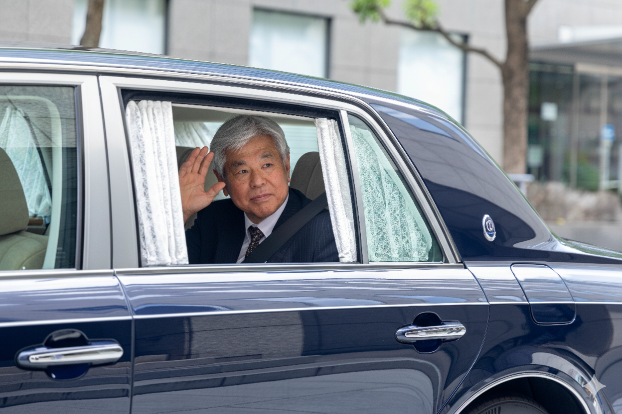 夕方の帰宅送迎の様子